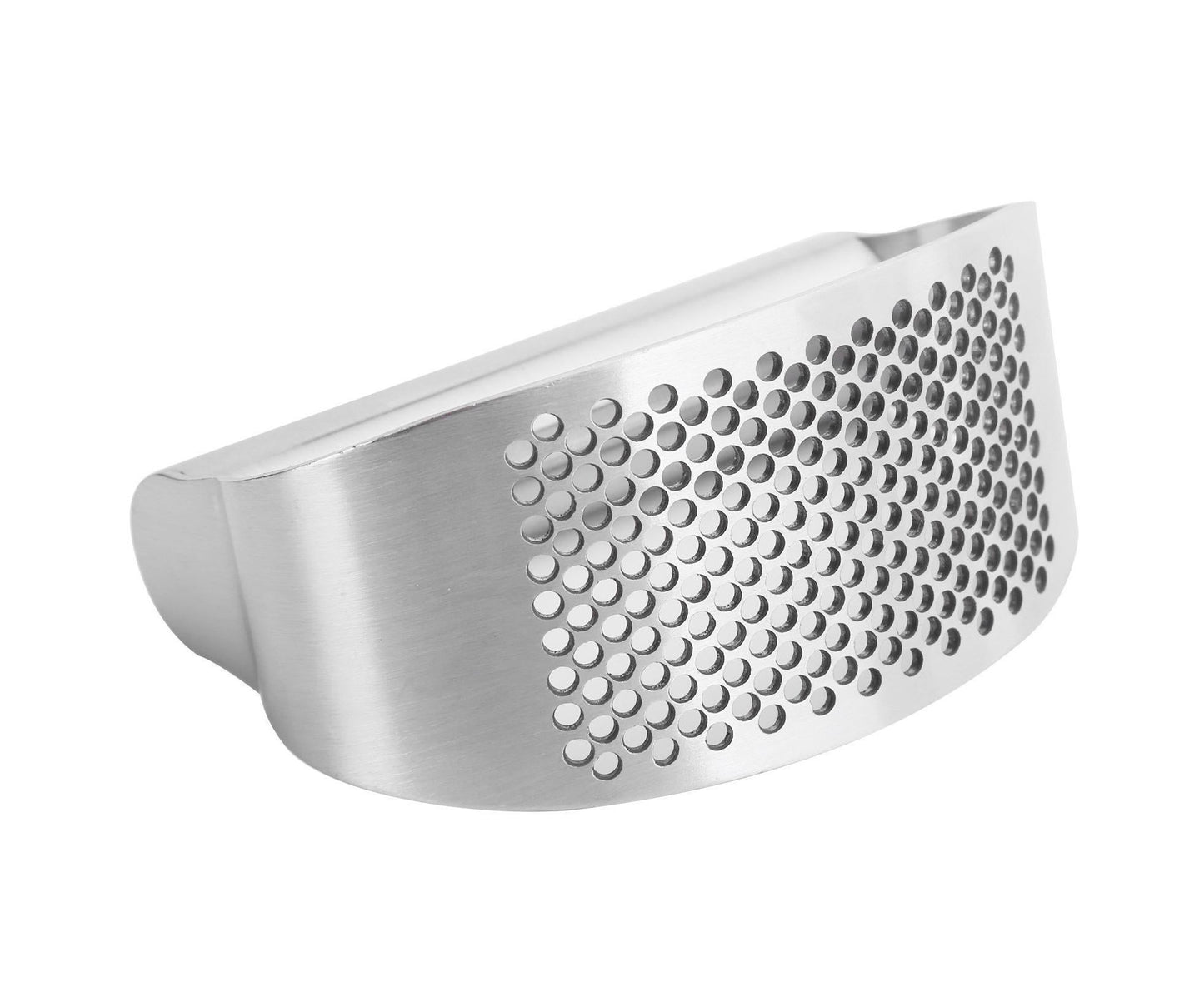 Manual Garlic Press Masher Crusher Squeezer with Brush Peeler Kit Kitchen Gadget Set