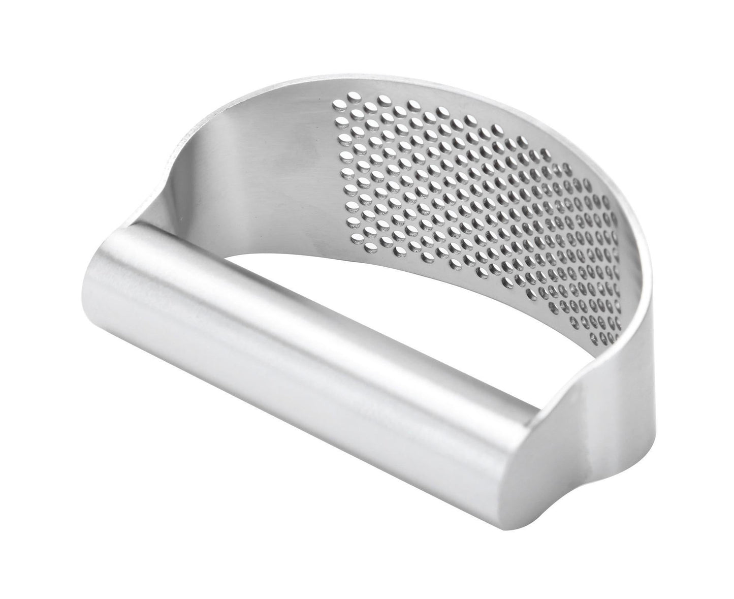 Manual Garlic Press Masher Crusher Squeezer with Brush Peeler Kit Kitchen Gadget Set