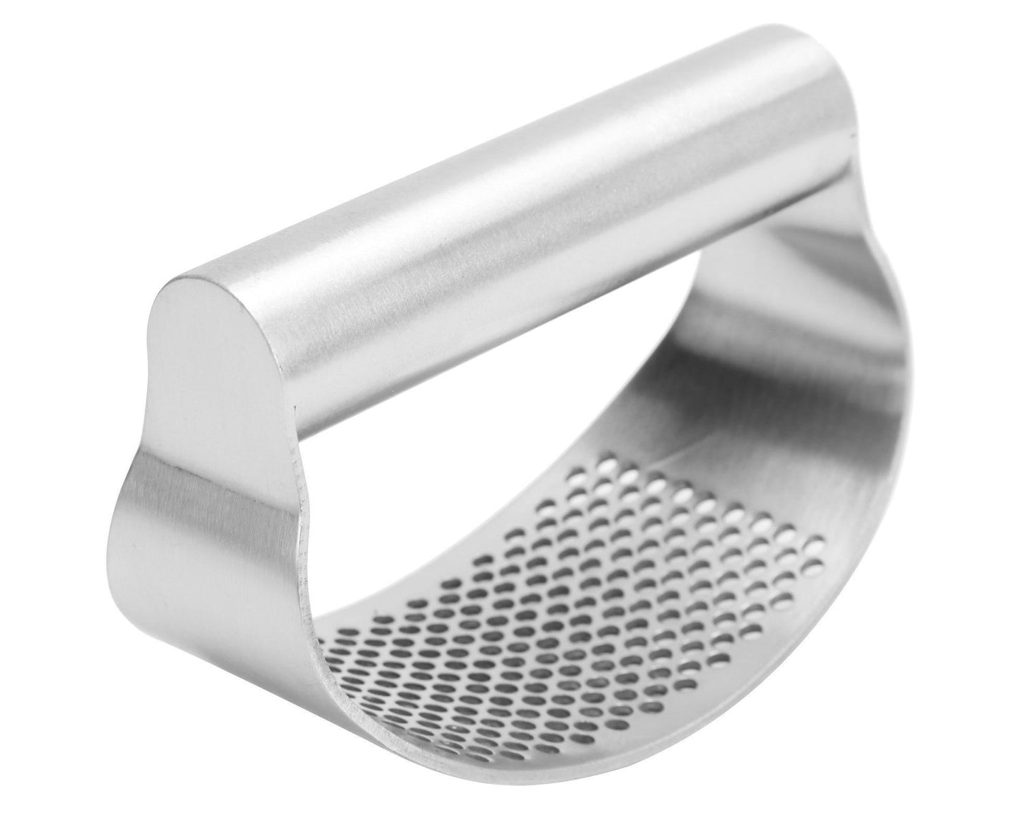 Manual Garlic Press Masher Crusher Squeezer with Brush Peeler Kit Kitchen Gadget Set