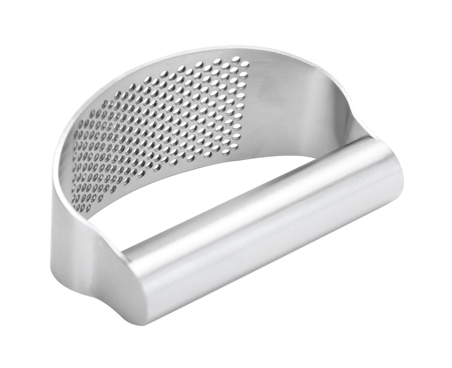 Manual Garlic Press Masher Crusher Squeezer with Brush Peeler Kit Kitchen Gadget Set