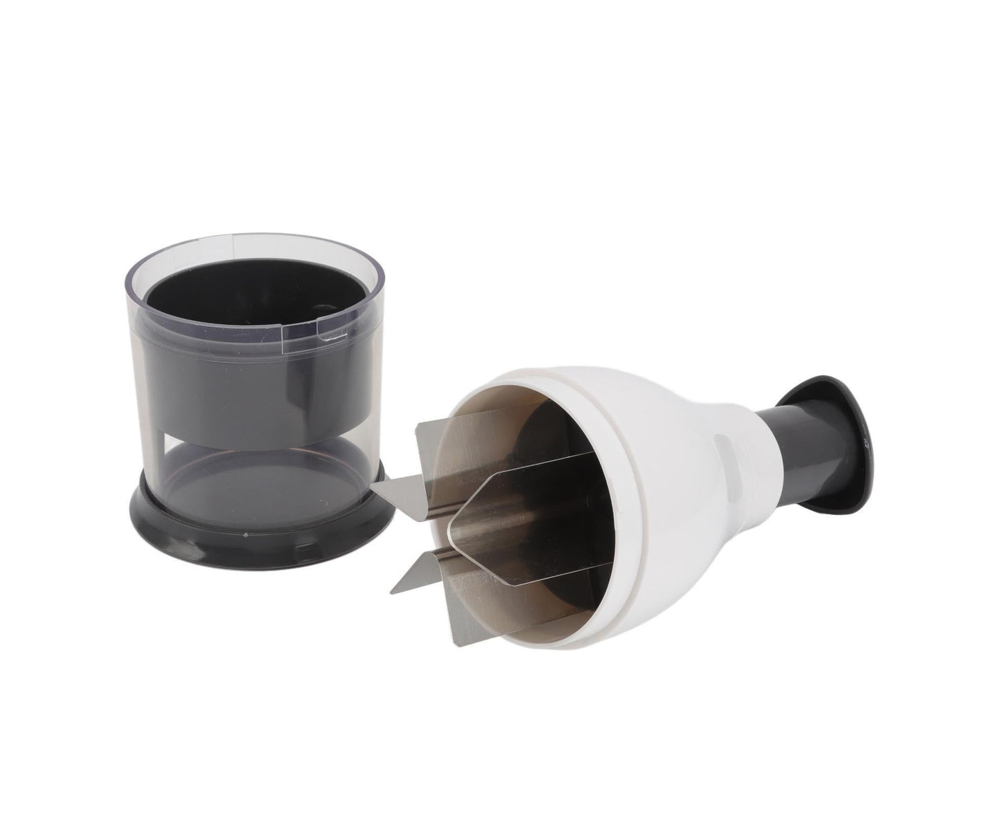 Mini Chopper White Manual Stainless Steel Blade PP Material Easy Disassemble Vegetable Chopper for Onions Nuts