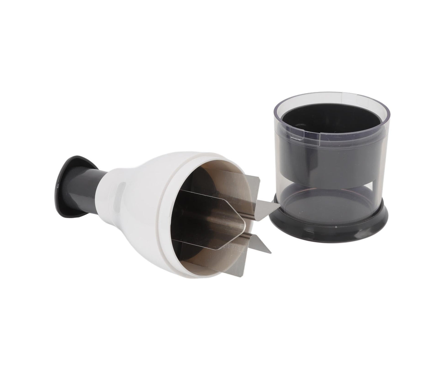 Mini Chopper White Manual Stainless Steel Blade PP Material Easy Disassemble Vegetable Chopper for Onions Nuts
