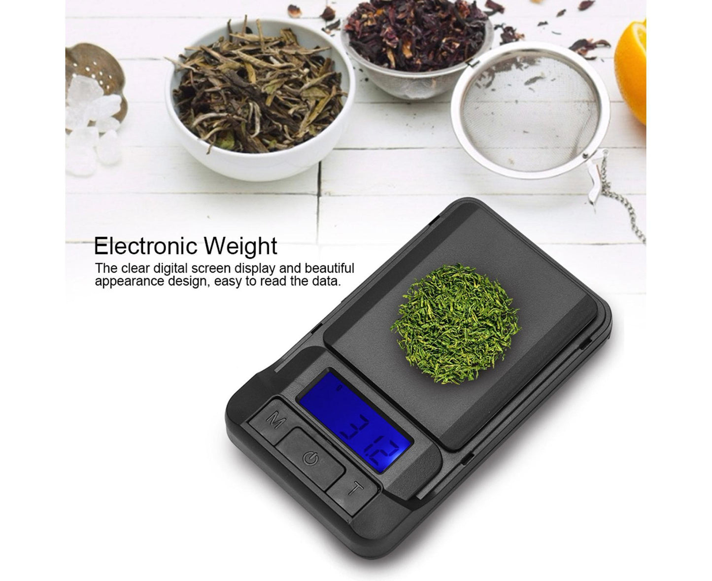 Mini Digital Electronic Kitchen Portable Food Scale Weight Tea Measuring Balance