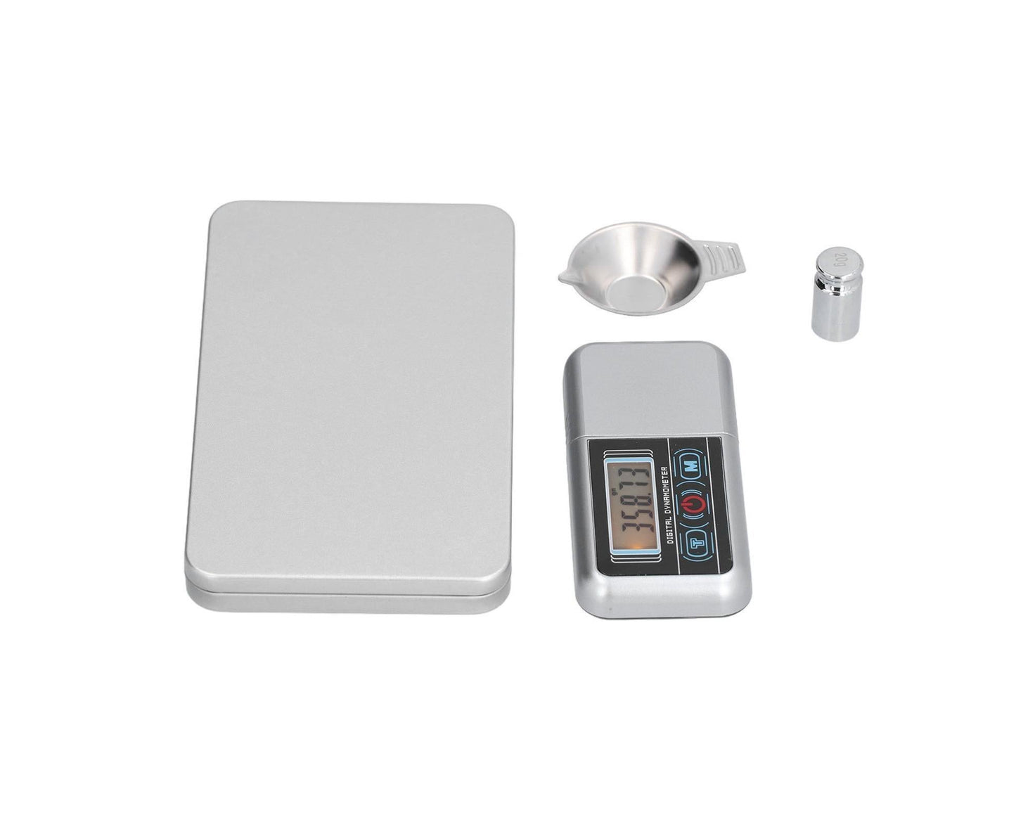 Mini Electronic Scale Jewelry Scale Electronic Weighing Force Gauge with Touch Screen