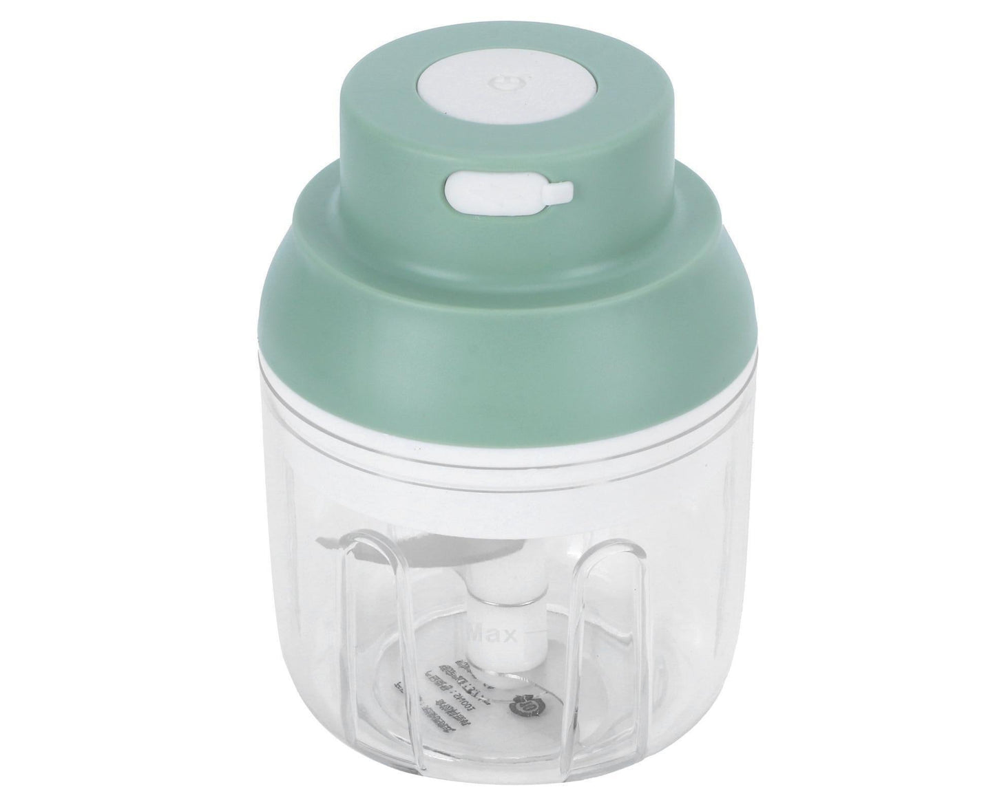Mini Vegetable Cutter 250ml Electric Garlic Masher Crusher Grinder Kitchen AccessoryGreen