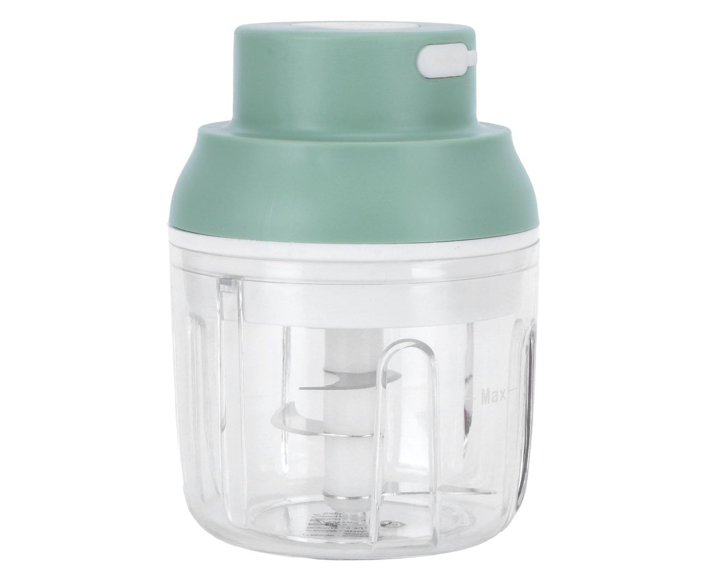 Mini Vegetable Cutter 250ml Electric Garlic Masher Crusher Grinder Kitchen AccessoryGreen