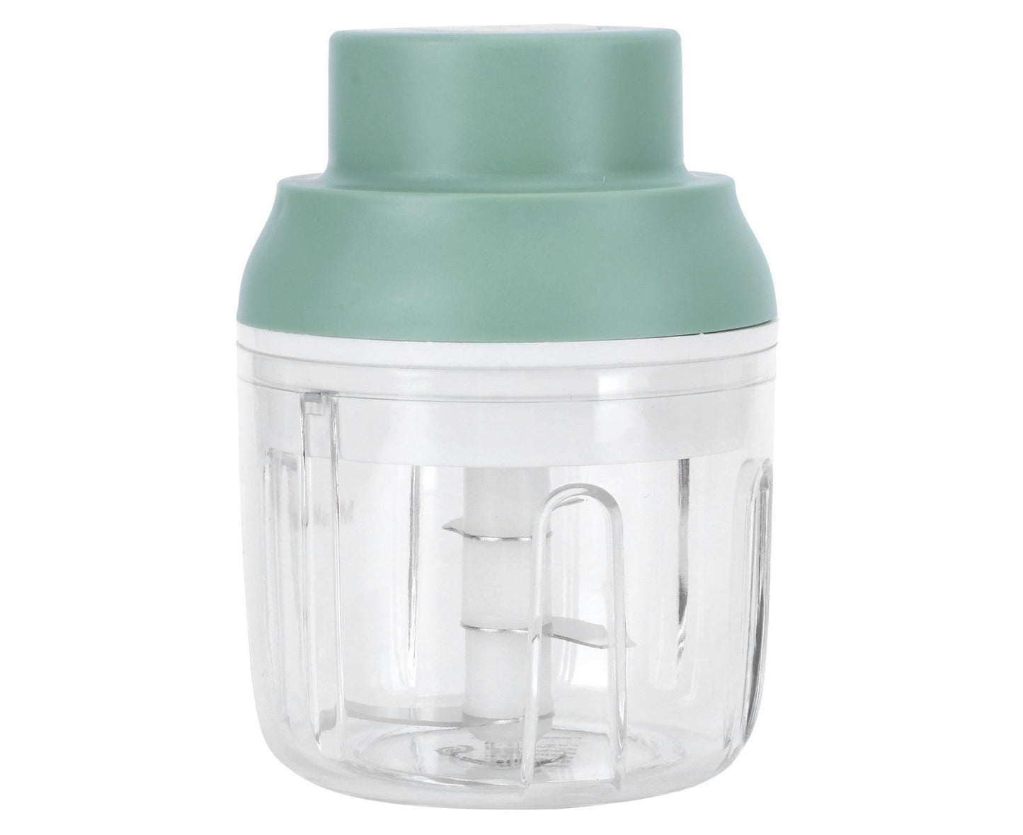 Mini Vegetable Cutter 250ml Electric Garlic Masher Crusher Grinder Kitchen AccessoryGreen