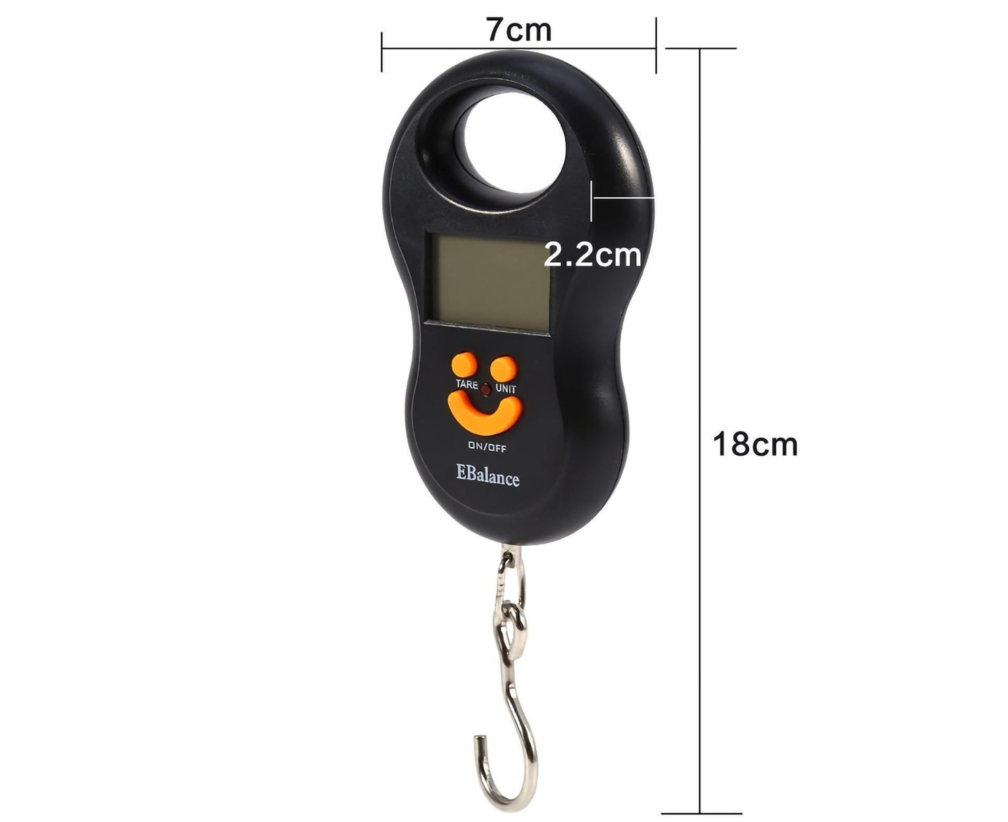 Portable 50kg/10g LCD Digital Hanging Weight Electronic Luggage Hook Scale