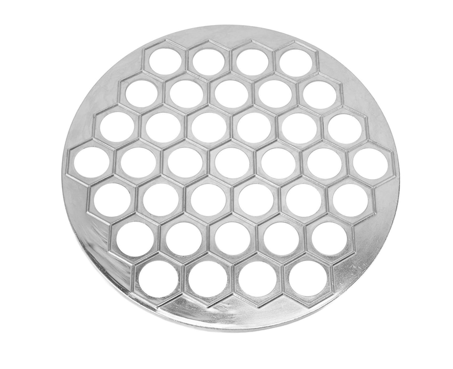 Russian Ravioli Maker Dumplings Mold Aluminum Alloy Pelmeni Maker Mold Pelmeni Meat Dumplings Maker 37 Holes Silver