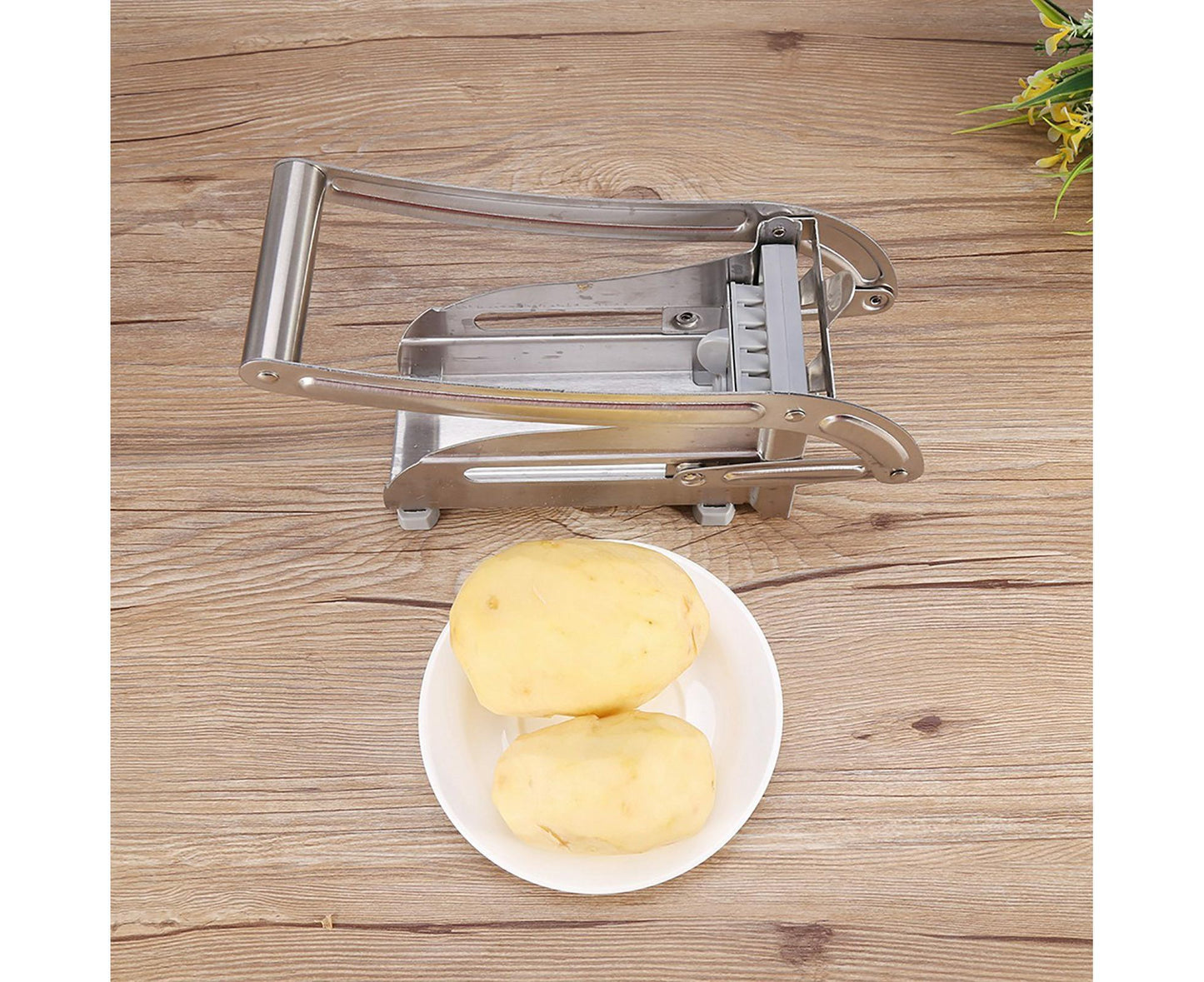 Stainless Steel French Fries Cutter Potato Chipper Chopper Maker