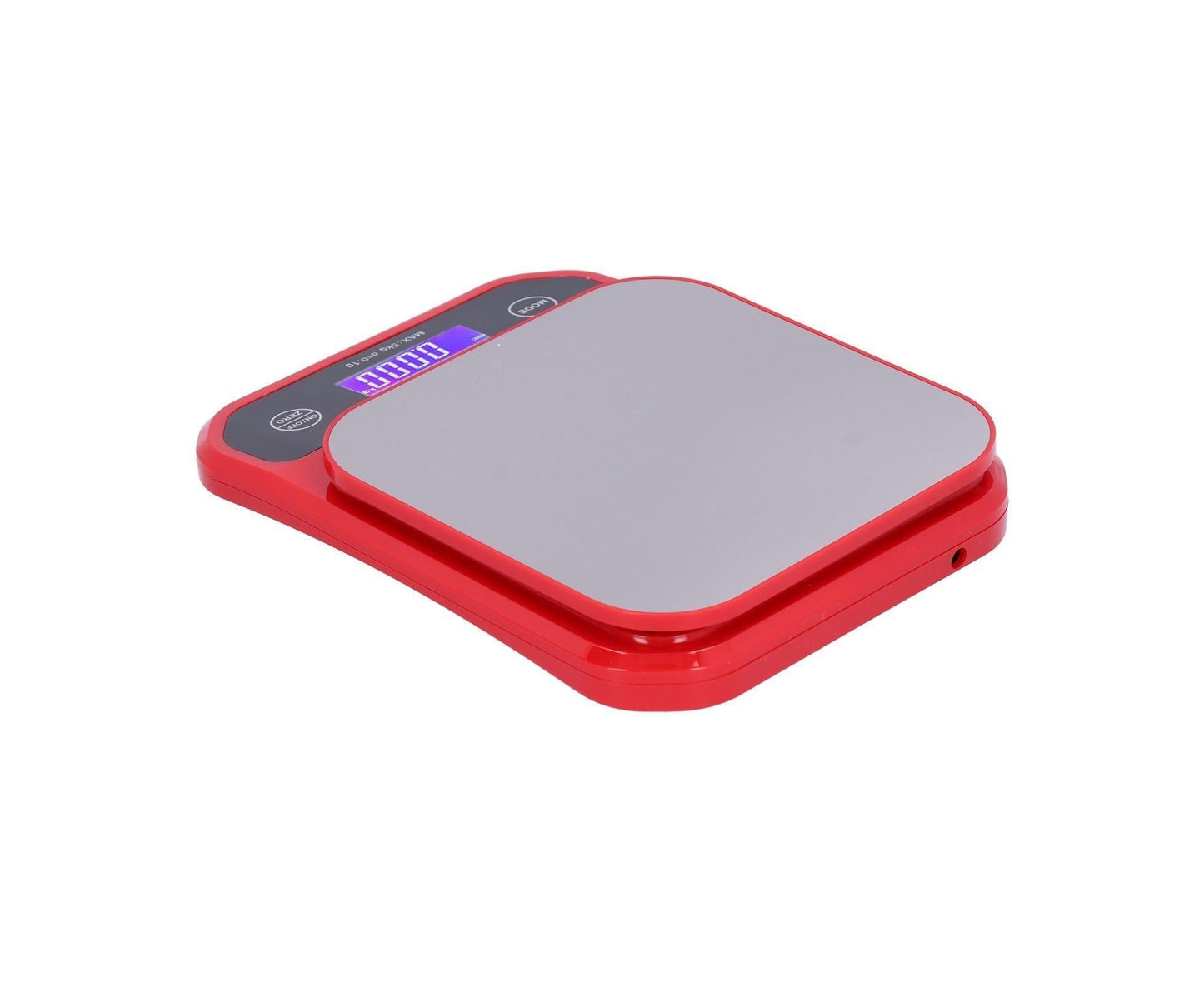 USB Charging Scale Waterproof Kitchen Baking Food Scale Electric Weight Measuring BalanceRed 5kg/0.1g
