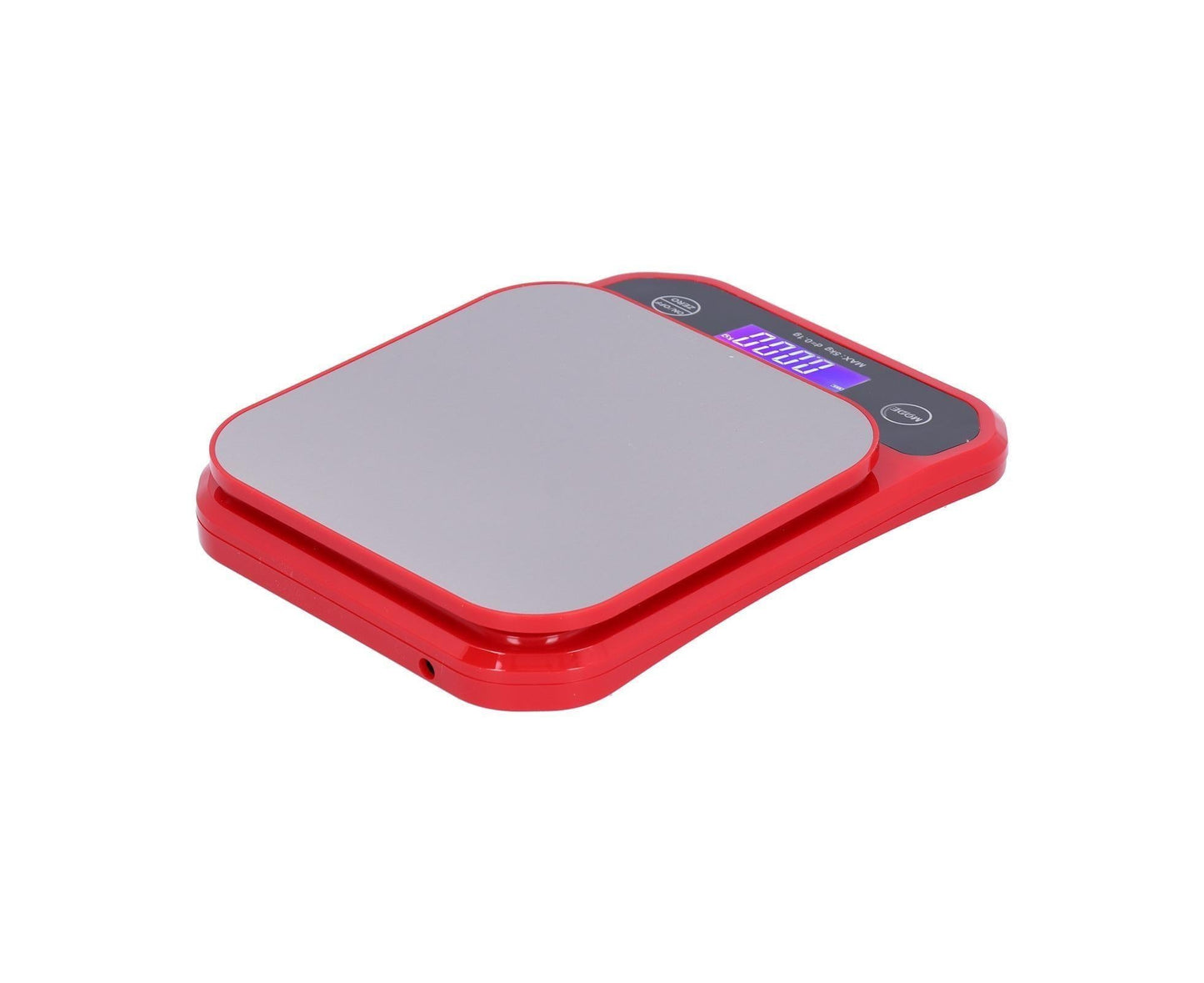 USB Charging Scale Waterproof Kitchen Baking Food Scale Electric Weight Measuring BalanceRed 5kg/0.1g