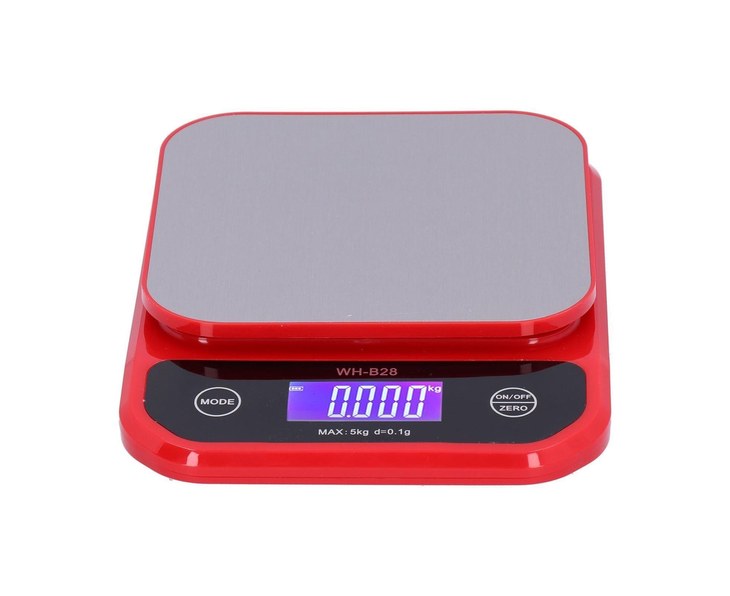 USB Charging Scale Waterproof Kitchen Baking Food Scale Electric Weight Measuring BalanceRed 5kg/0.1g