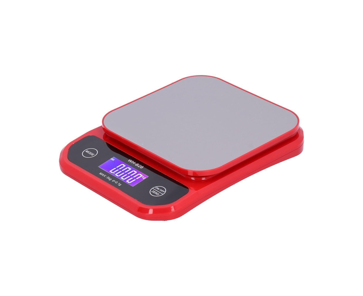 USB Charging Scale Waterproof Kitchen Baking Food Scale Electric Weight Measuring BalanceRed 5kg/0.1g