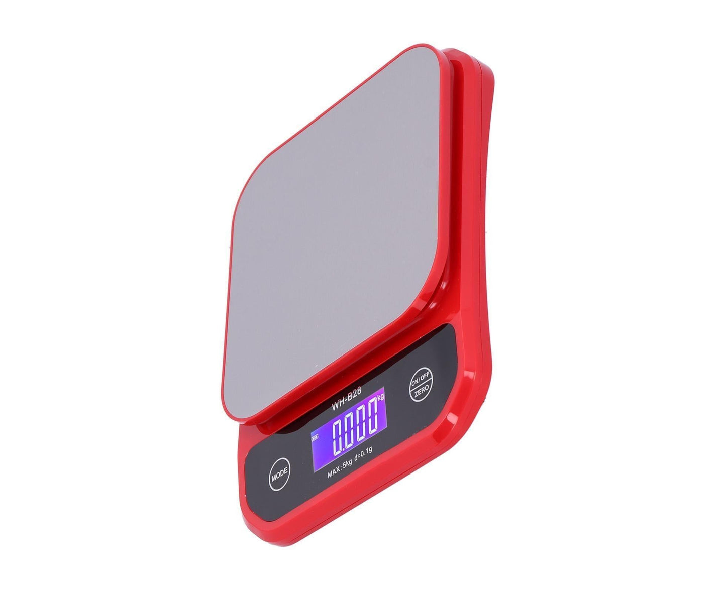 USB Charging Scale Waterproof Kitchen Baking Food Scale Electric Weight Measuring BalanceRed 5kg/0.1g
