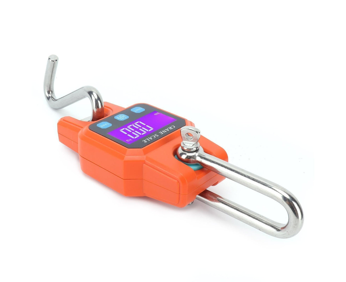 WH-C06 Rechargeable Digital Hanging Scale Mini Crane Scale Electronic Hook Scale for Home(Orange )