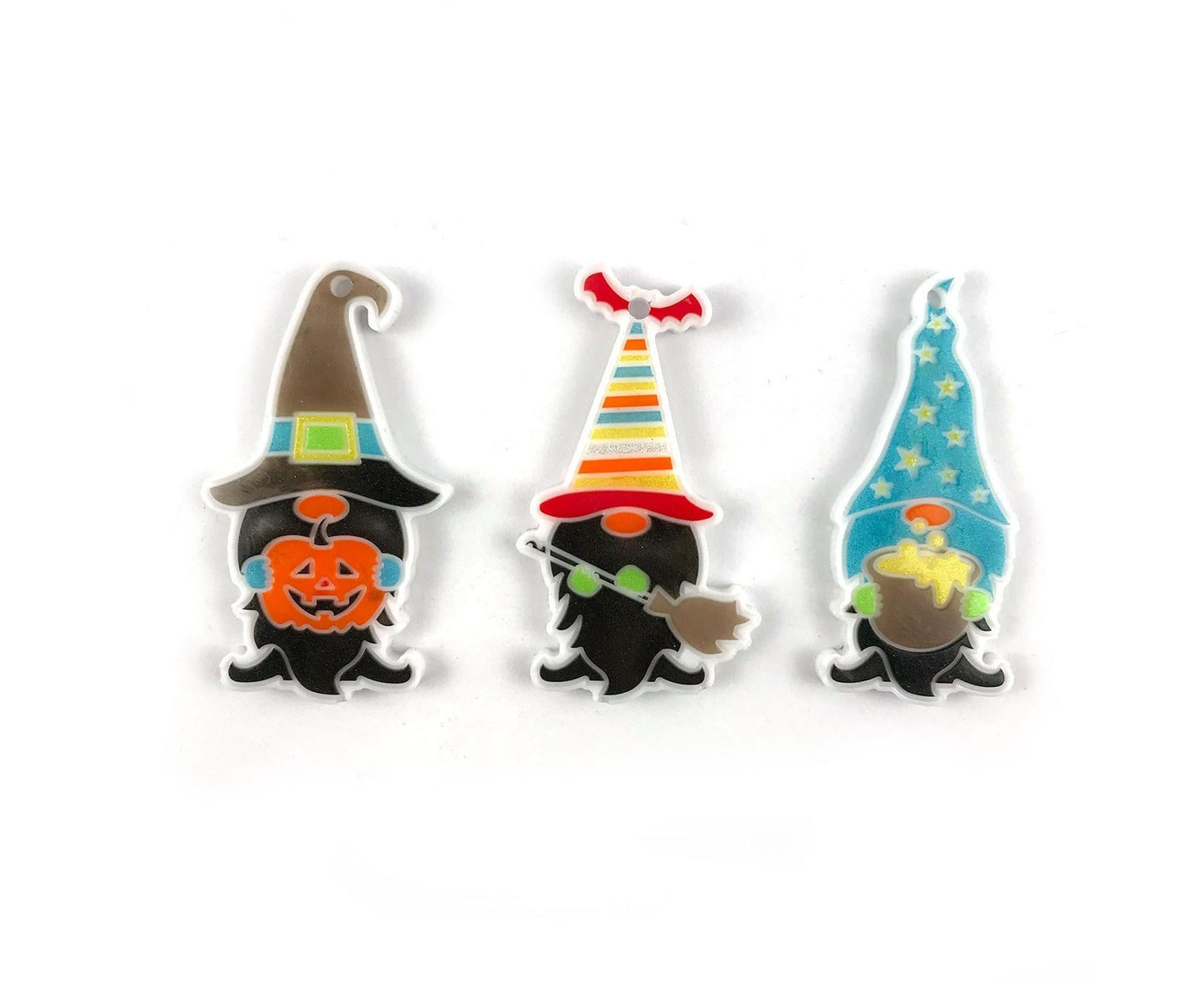 1 Set Keychain Mold Non Sticky Reusable DIY Silicone Easter Gnome Pendant Handicrafts Making Mold for Gift - Blue