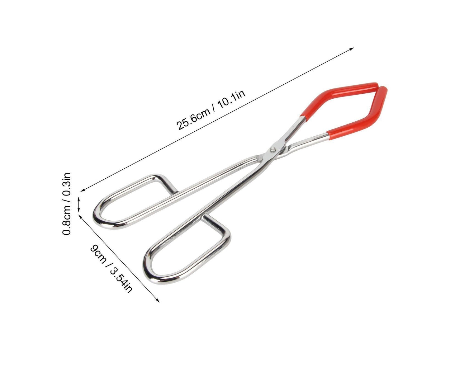 2pcs Labs Beaker Tongs Rust Prevention Strong Grip Rubber Coated Ends Chemical Beaker Tongs for 50mL To 2000mL Beakers Labware