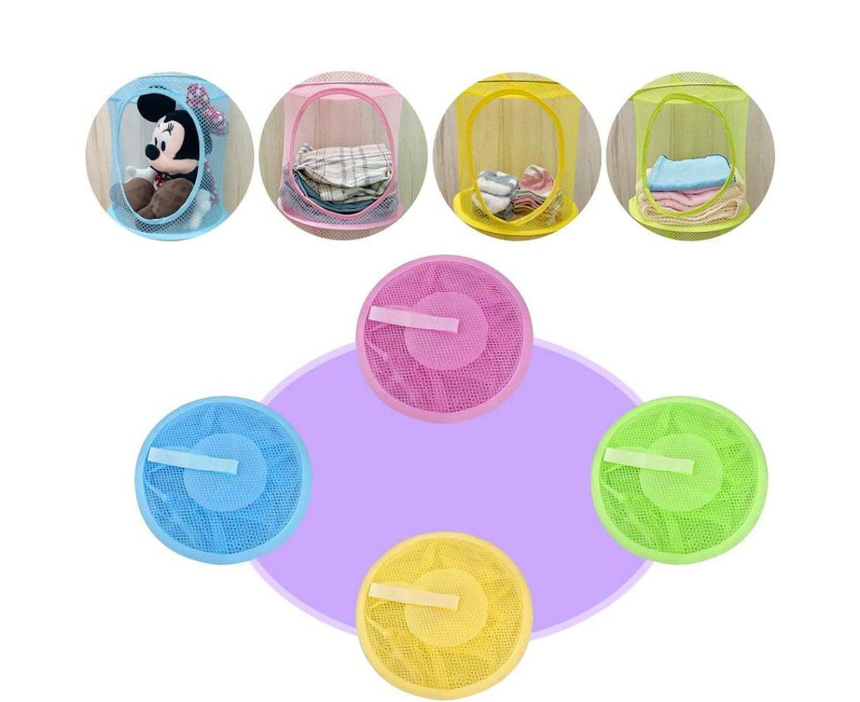 4-Storey Plush Storage Room, Foldable Space-Saving Storage Basket, Suitable For Babies Room, Bathroom, Balcony