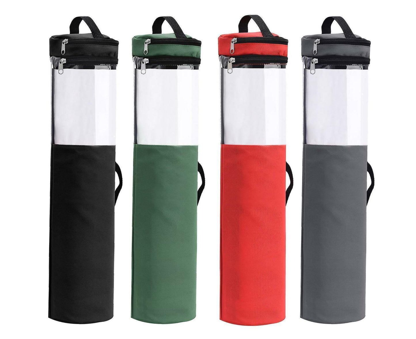Christmas tree storage bag gift wrapping paper storage bag Christmas cylindrical storage bag Red