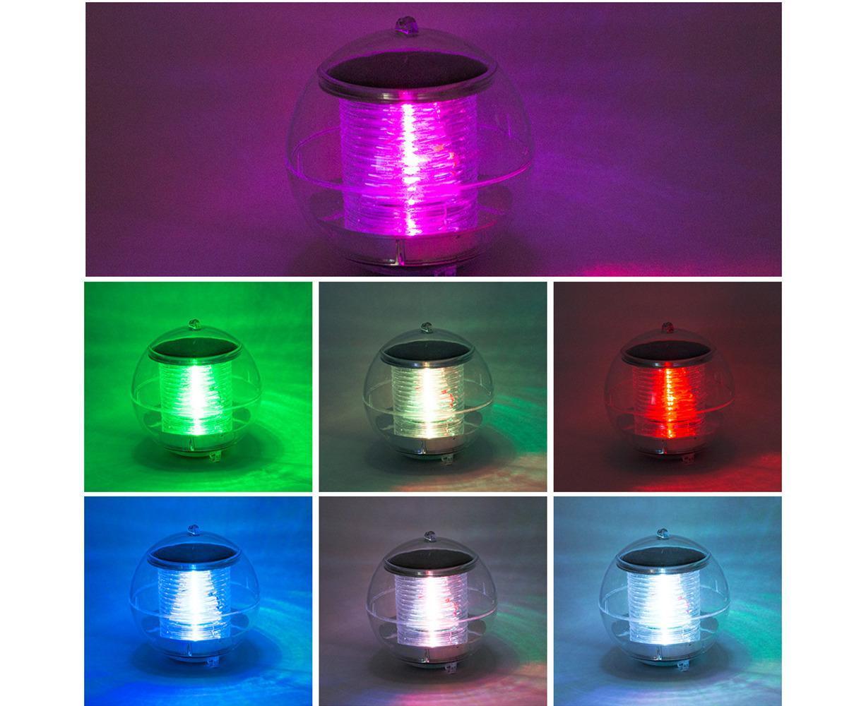 Solar Waterproof Pool Lights Floating Night Light With Color Changing