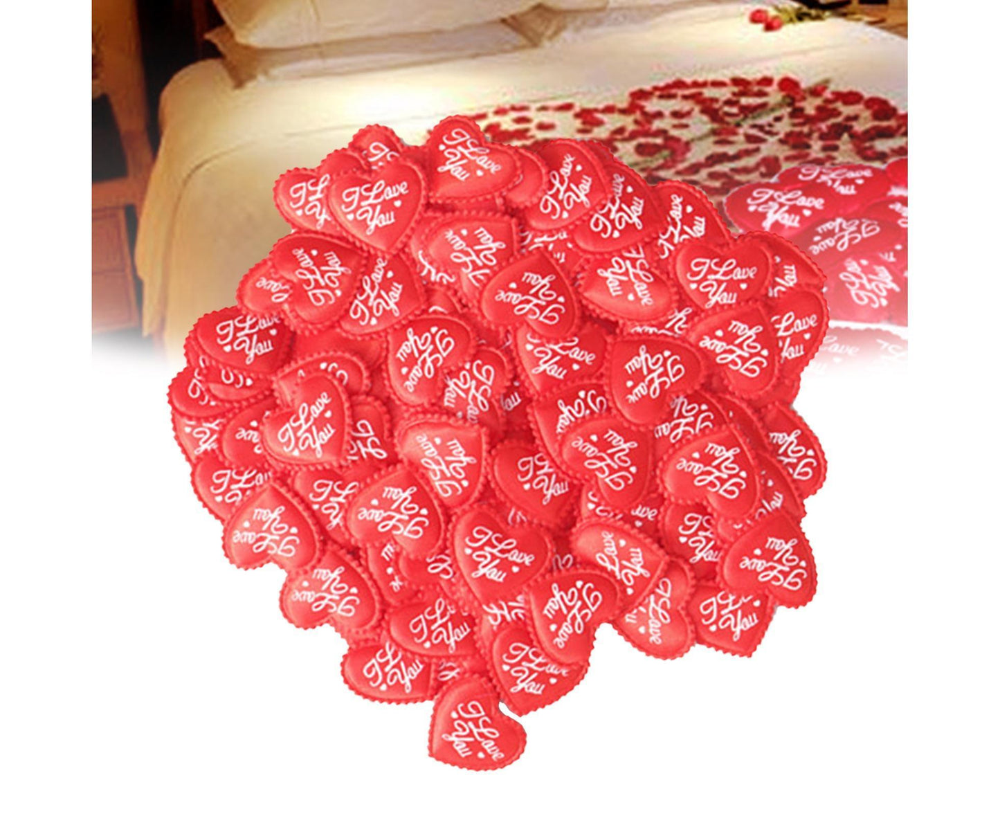 Sponge Heart Shaped Confetti Throwing Petals Wedding Valentine Gift Home Decor - Pink