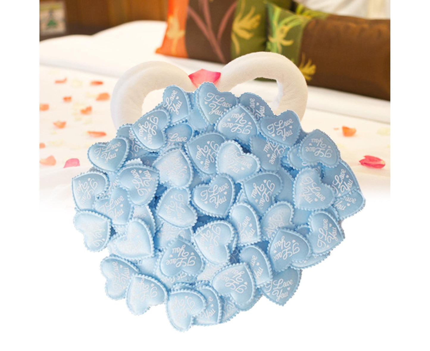 Sponge Heart Shaped Confetti Throwing Petals Wedding Valentine Gift Home Decor - Pink