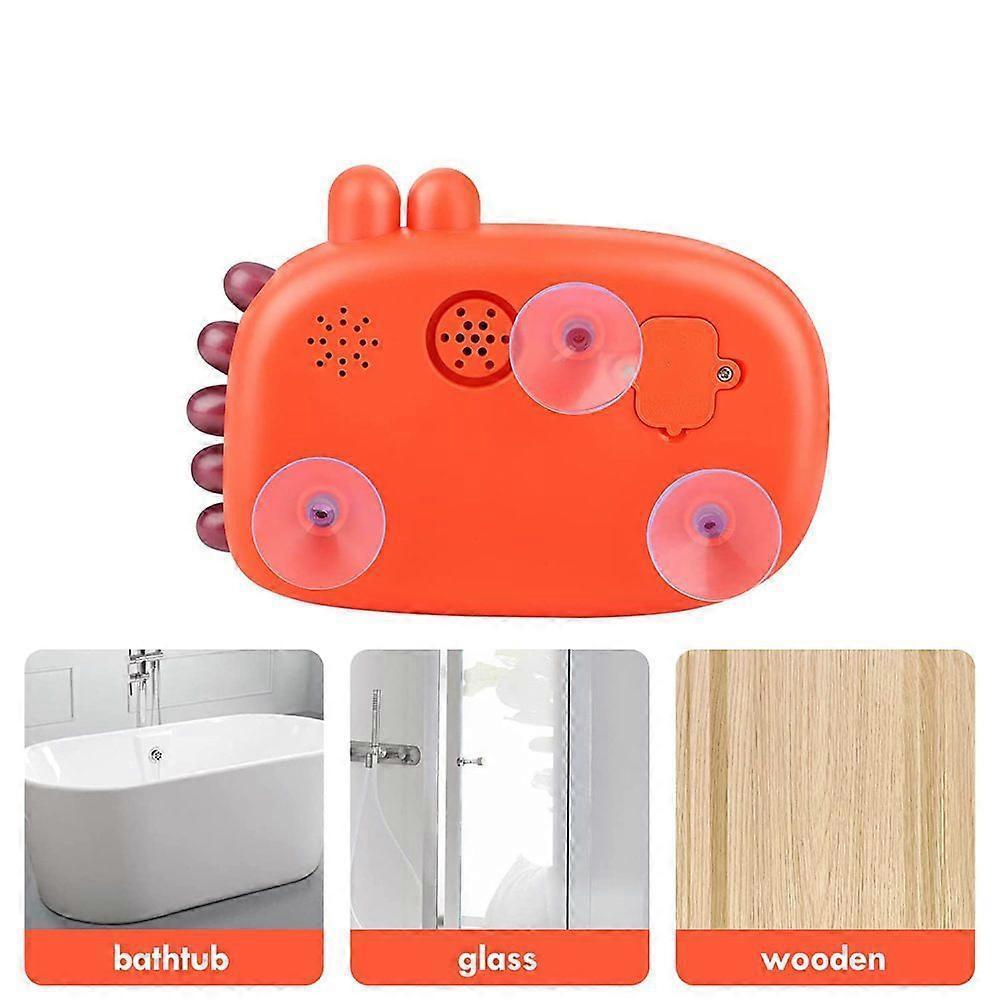 Lehoo Castle Bath Toy Foam Machine Bathtub Music Dinosaur Bath Toy Babies with 1000+ Bubbles Per Minute
