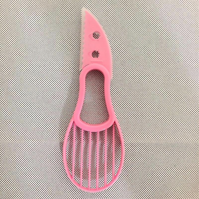 3 In 1 Avocado Slicer Shea Corer Butter Fruit Peeler Cutter Pulp Separator Plastic Knife Kitchen Vegetable Tools Kitchen Gadgets