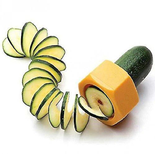 2pcs Creative Kitchen Gadget Spiral Cucumber Slicer Nut Shape Vegetable Cutter