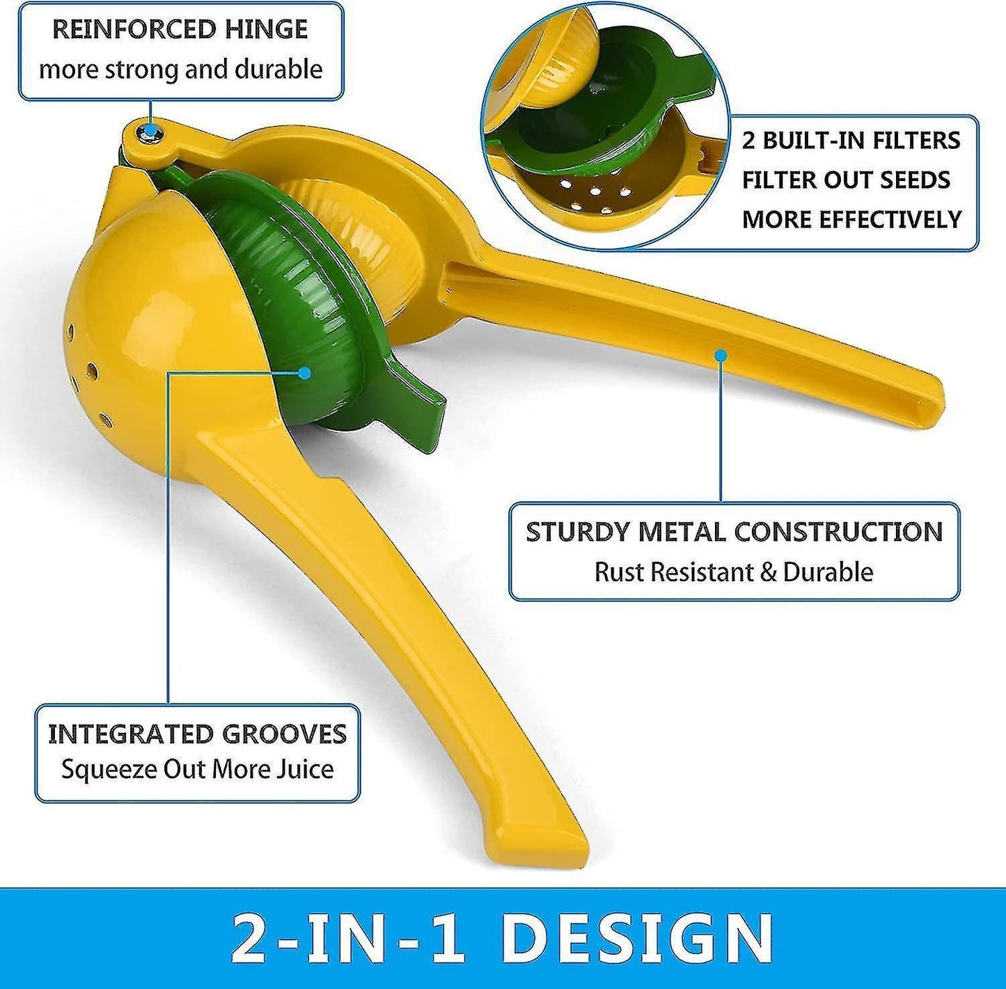 Lemon Squeezer,kitchen Manual Juicer Lemon Squeezer, Easy To Use Hand Press