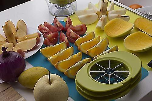 Easy Kitchen Tool 4-in-1 Fruit Mango Peeler Splitter Pitter Remover Apple Pear Corer Cutter Tomato Slicer
