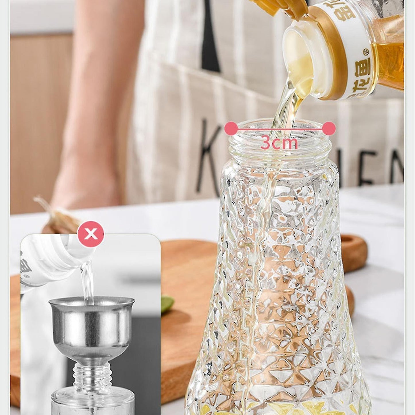 Kitchen Oil Spray Pot Healthy Glass Spray Air Pressure Barbecue Oil Spray Pot Edible Oil Spray Atomized Oil Pot