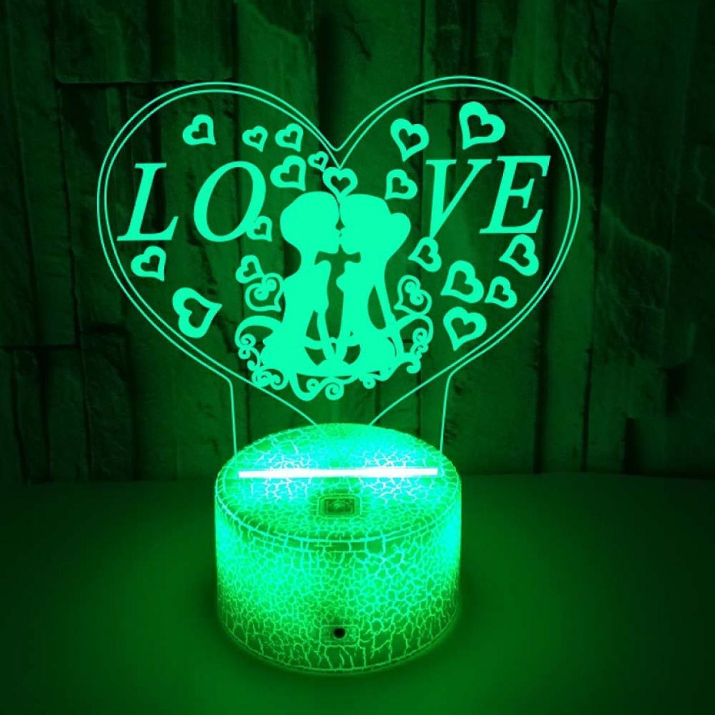 Love 3D night light 3D Illusion  Acrylic Lamp Visu