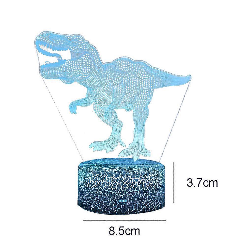 Dinosaur series colorful 3D night light creative gift table lamp