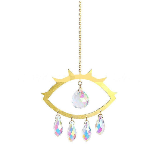 Evil Eye Suncatcher Crystal Light Catcher window curtain home decoration crystal tracery