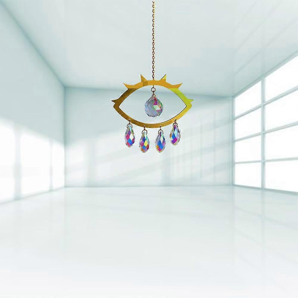 Evil Eye Suncatcher Crystal Light Catcher window curtain home decoration crystal tracery