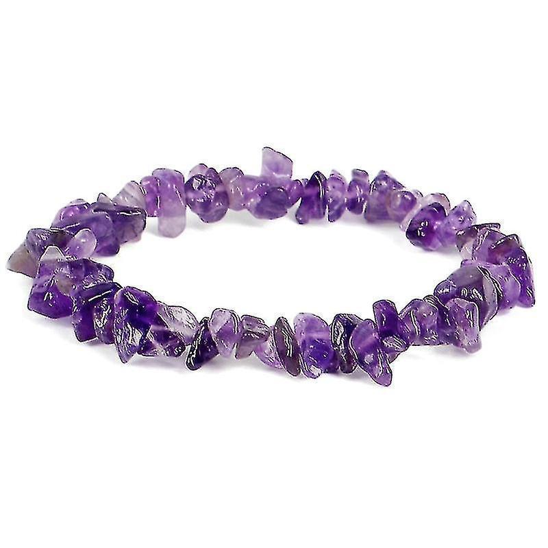 Irregular Natural Crystals Chakras Stone Bracelet Beads Bracelets Yellow Crystals Clear