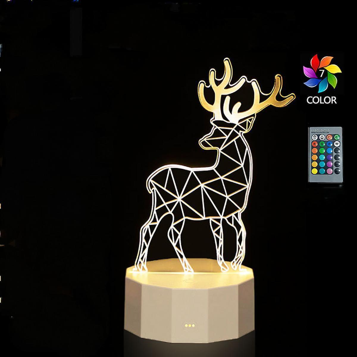 babies Night Light 3D Bedroom Decor Illusion Lamp 3D Creative
