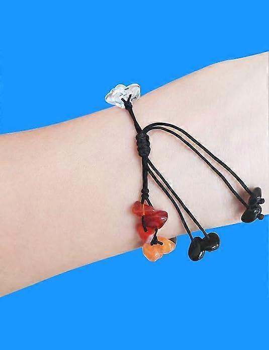 Handmade Natural Gemstones Bracelet 7 Chakras Healing Crystals Bracelet Yoga Stone Beads Bracelets Meditation Bangle for Womens Mens