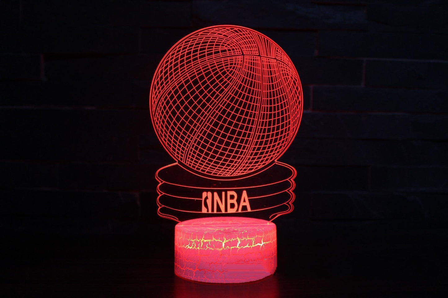 Basketball Night Light,3D Illusion Led Lamp 16 Colors Dimma