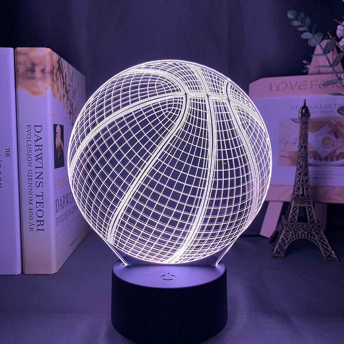 Basketball Night Light,3D Illusion Led Lamp 16 Colors Dimma