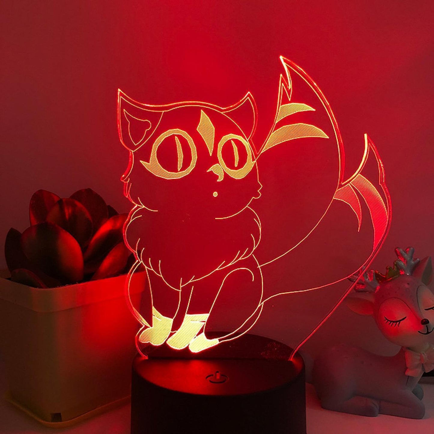 3D LED Night Light Kirara Handmade 3D Illusion