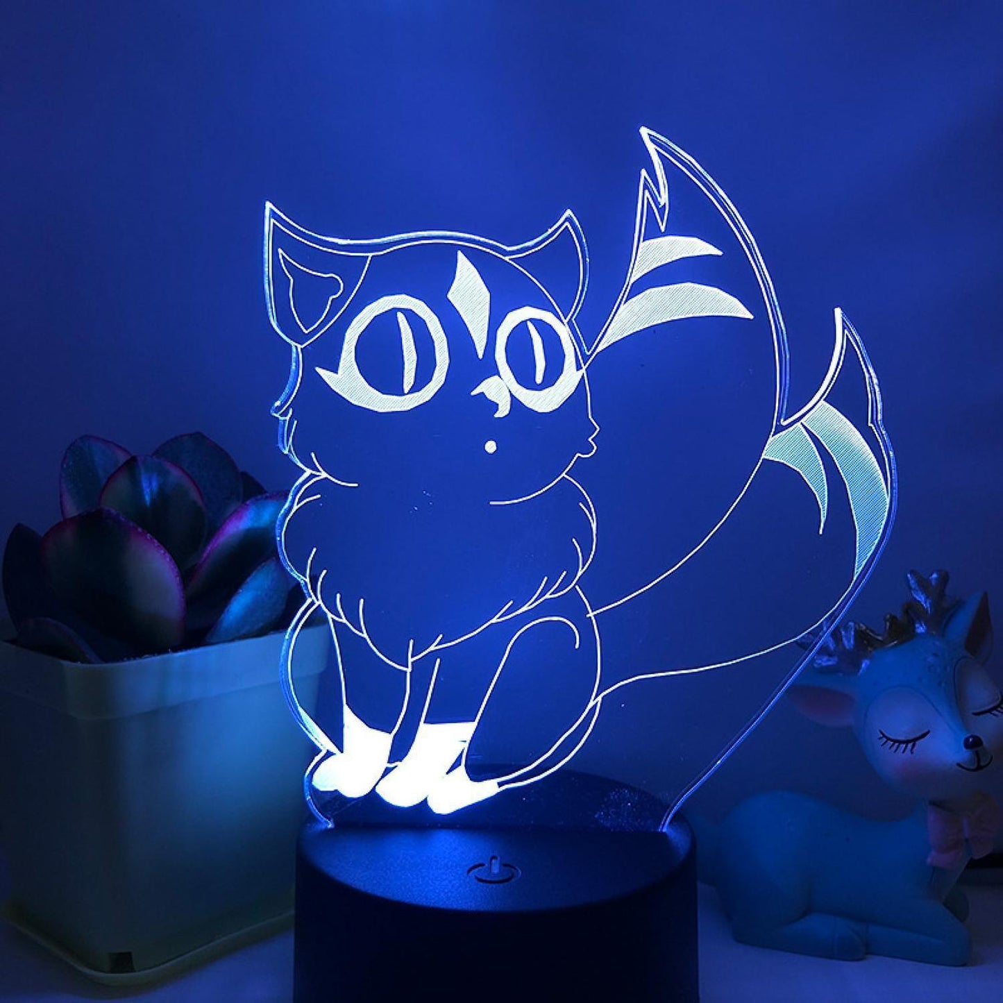 3D LED Night Light Kirara Handmade 3D Illusion