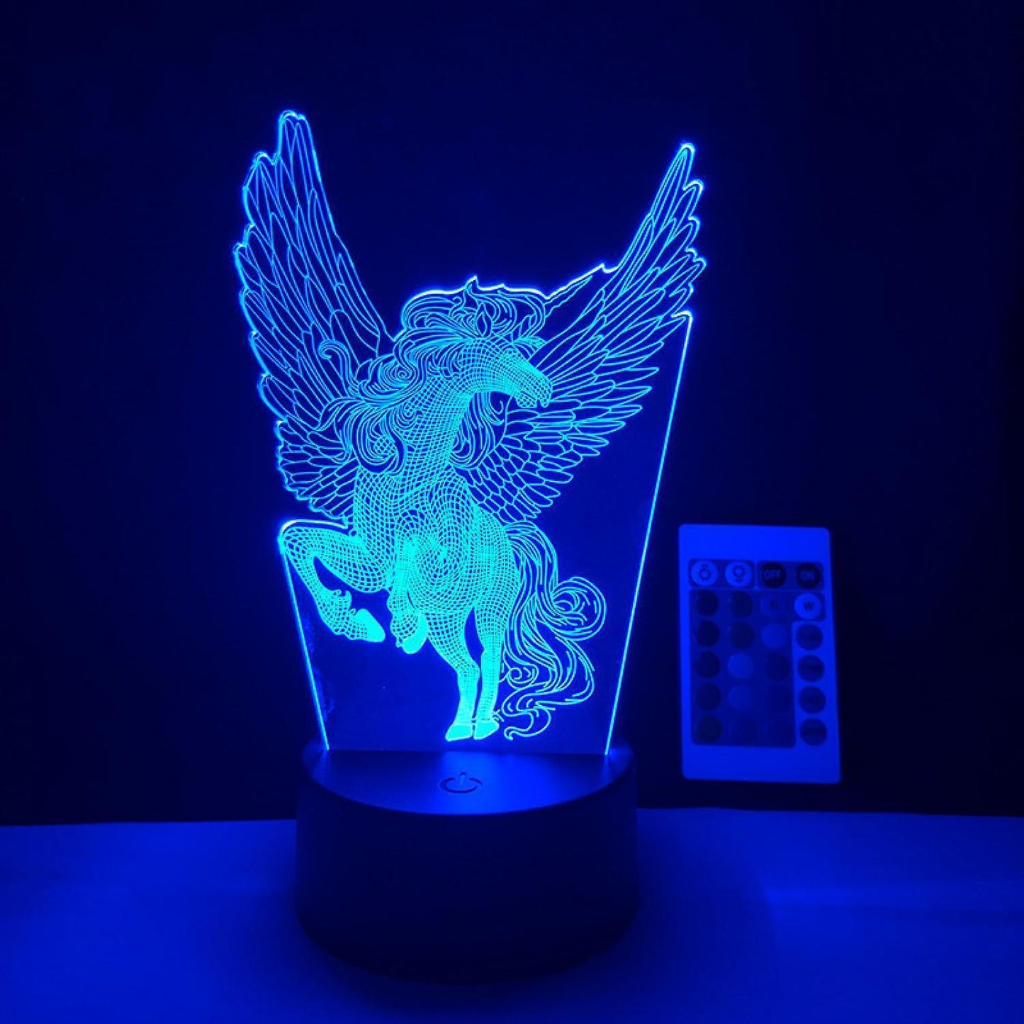 LED Night Light  Unicorn Series  3D Illusion Lamp