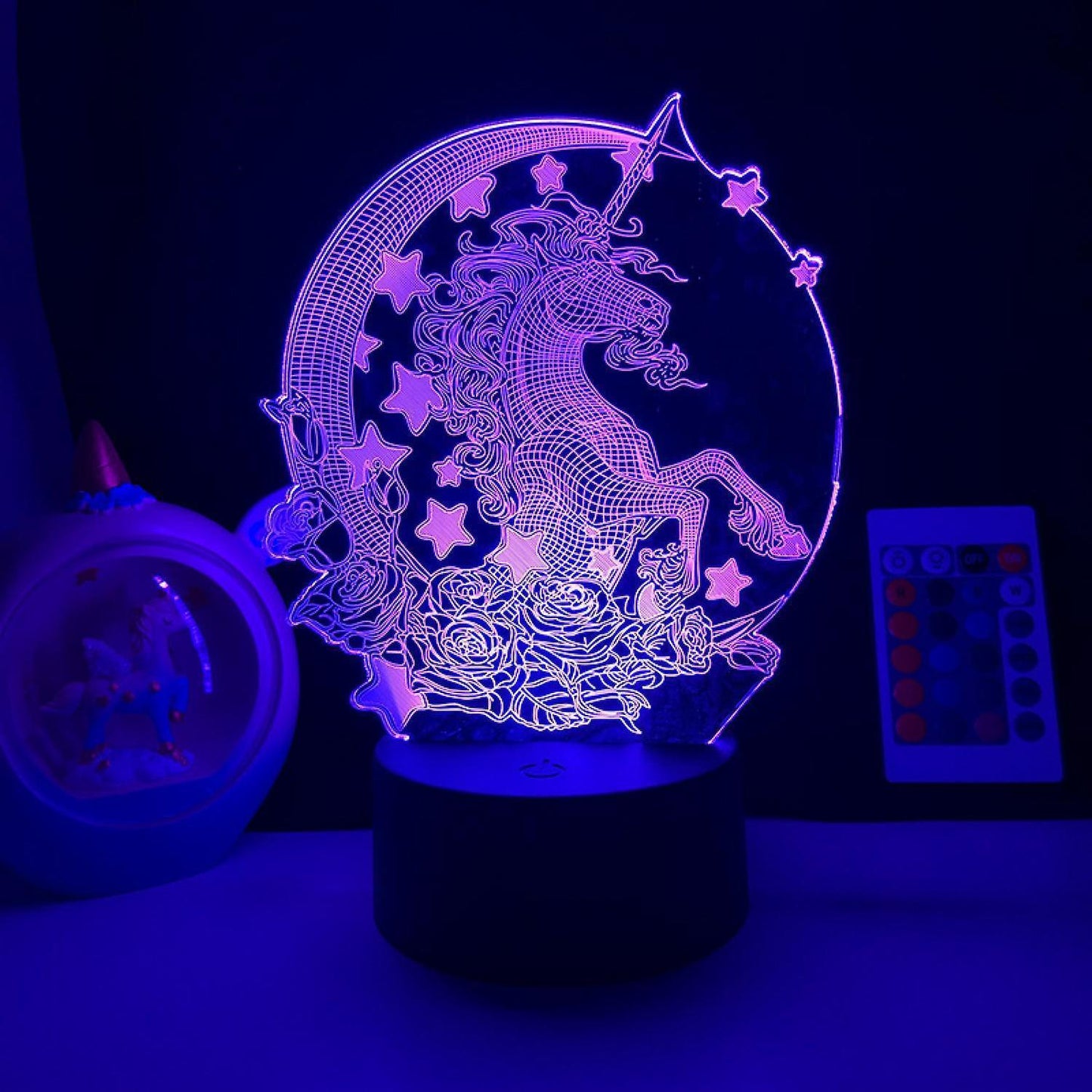 LED Night Light  Unicorn Series  3D Illusion Lamp