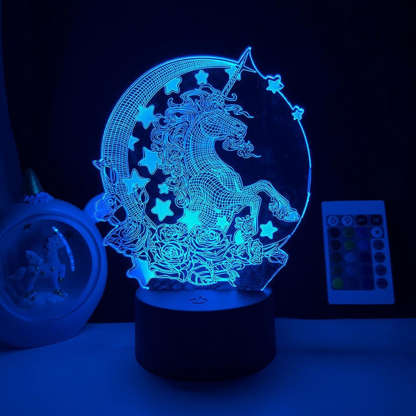 LED Night Light  Unicorn Series  3D Illusion Lamp