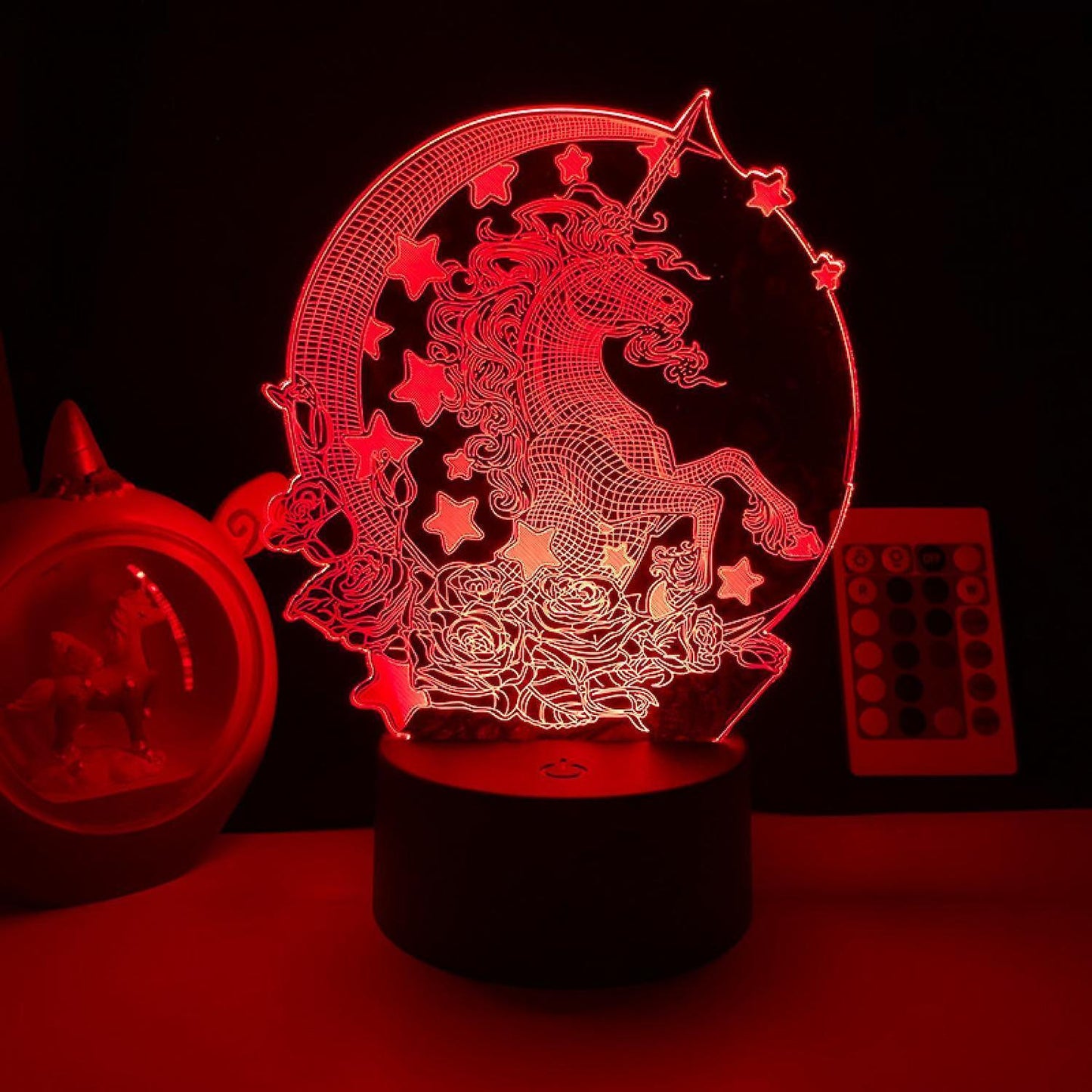 LED Night Light  Unicorn Series  3D Illusion Lamp