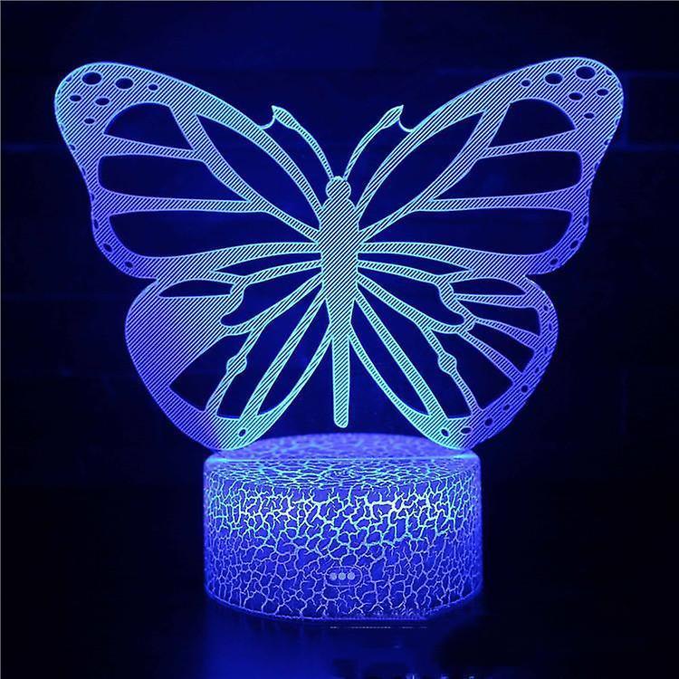 Butterfly Night Light, Birthday Gift For Girls 3D Illusion