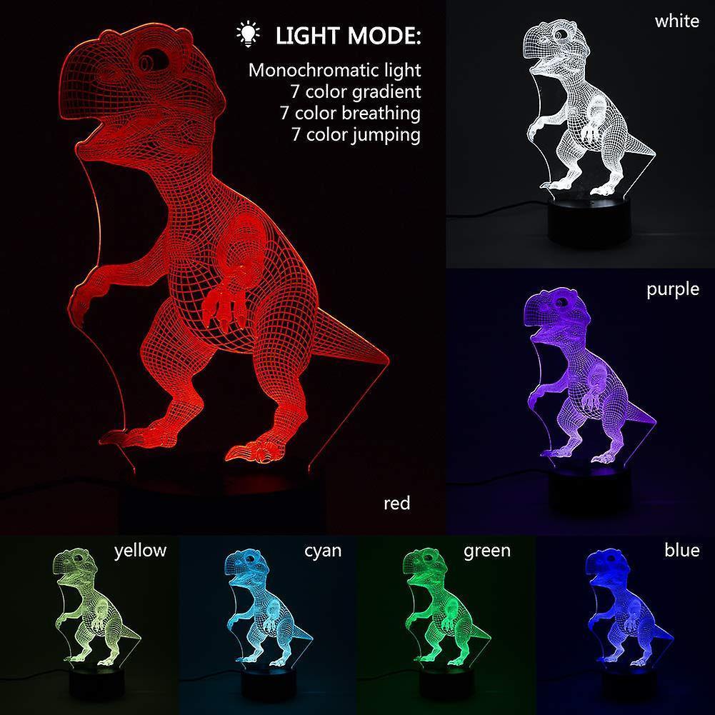 3D Optical Illusion Night Light 7 LED Color Changi